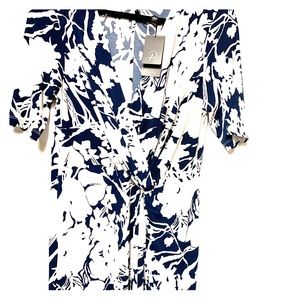 Adrianna Papell floral twist dress